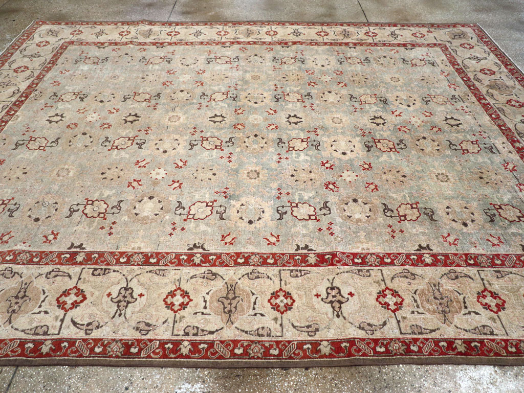Vintage Persian Tabriz Rug, No.23108 - Gsblank
