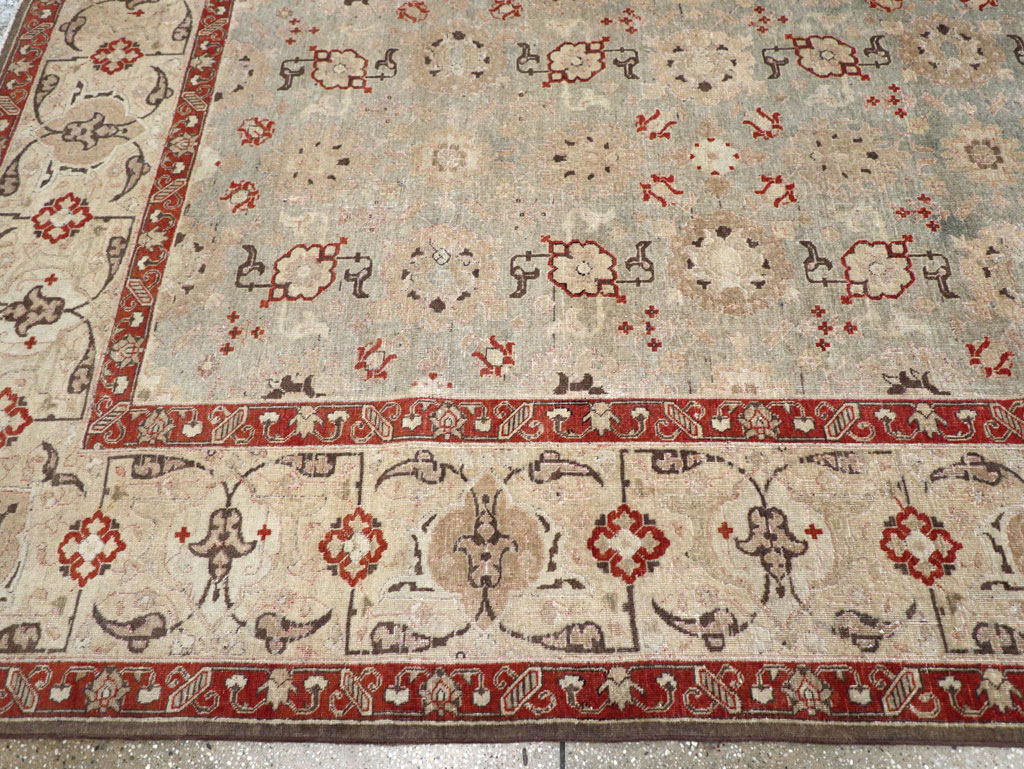 Vintage Persian Tabriz Rug, No.23108 - Gsblank