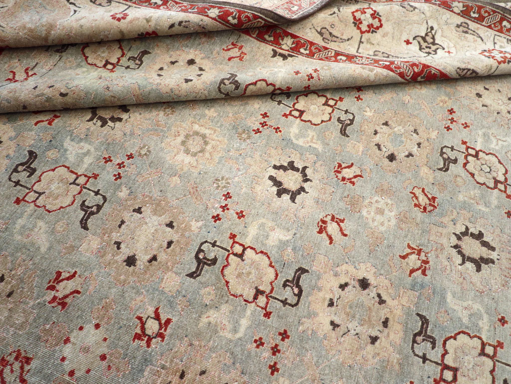 Vintage Persian Tabriz Rug, No.23108 - Gsblank