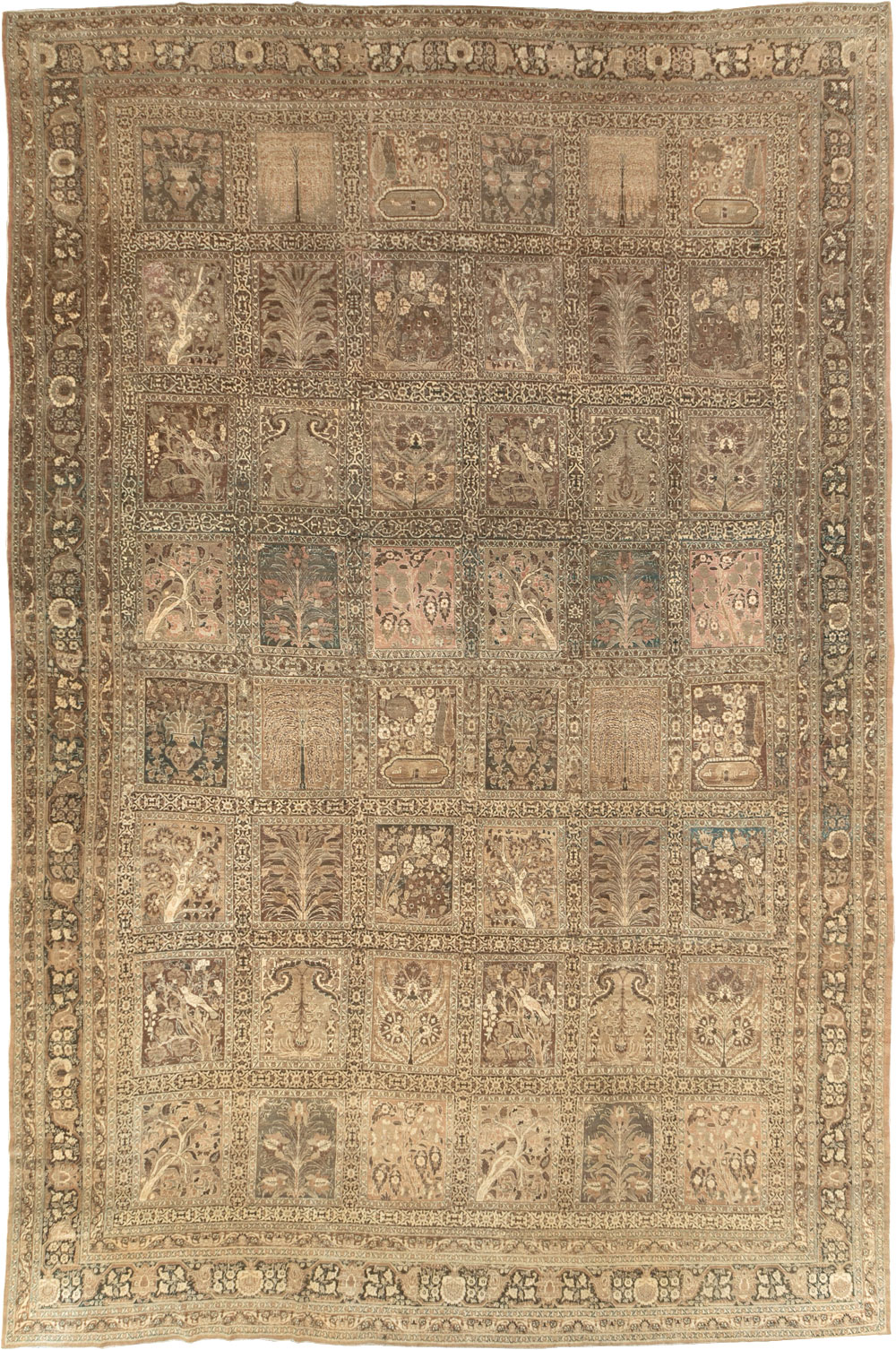 Antique Persian Tabriz Large Carpet, No.23112 - Gsblank