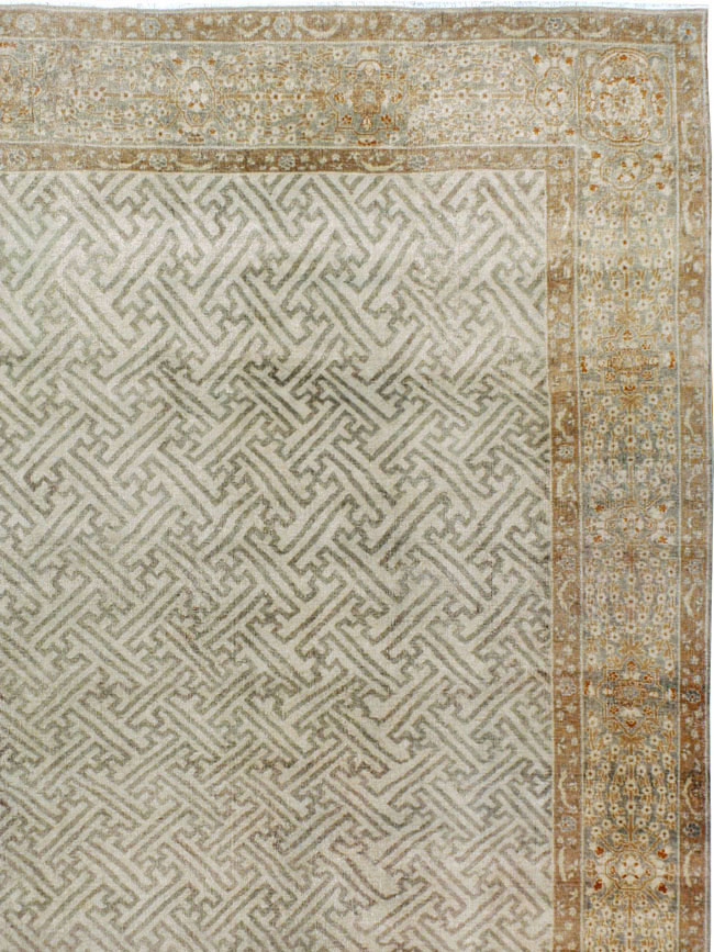 Antique Indian Lahore Carpet, No.23122 - Gsblank