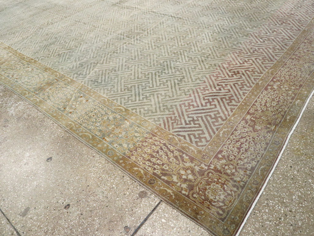 Antique Indian Lahore Carpet, No.23122 - Gsblank