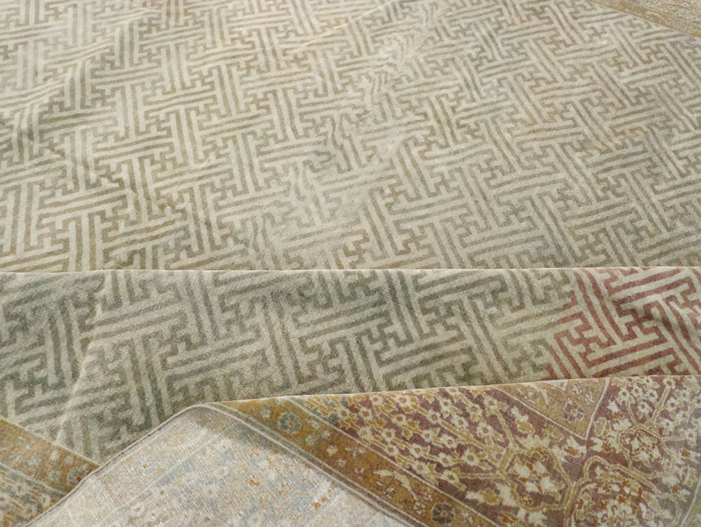 Antique Indian Lahore Carpet, No.23122 - Gsblank