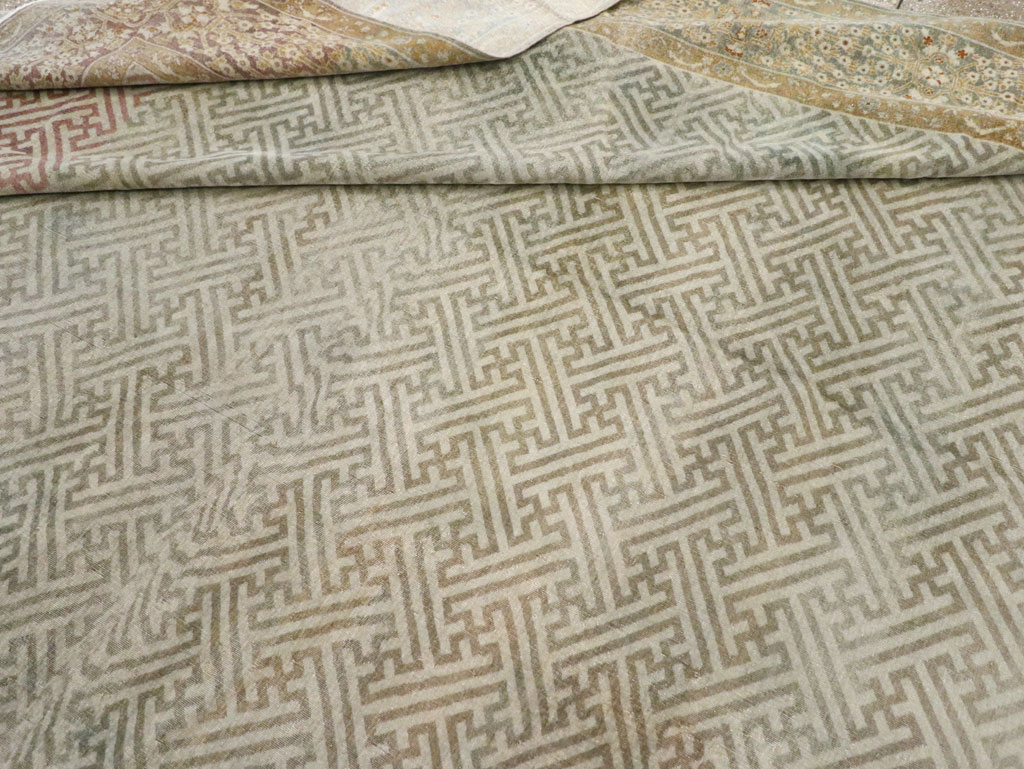 Antique Indian Lahore Carpet, No.23122 - Gsblank