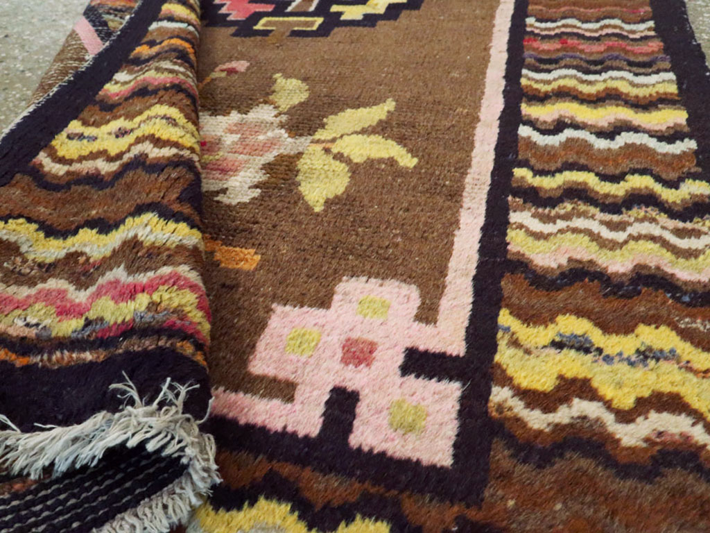 Vintage Turkestan Tibetan Rug, No.23124 - Gsblank