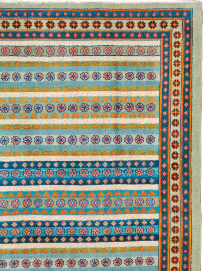 Vintage Persian Kashan Carpet, No.23128 - Gsblank