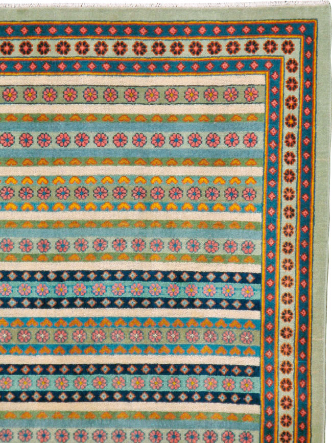 Vintage Persian Kashan Carpet, No.23128 - Gsblank