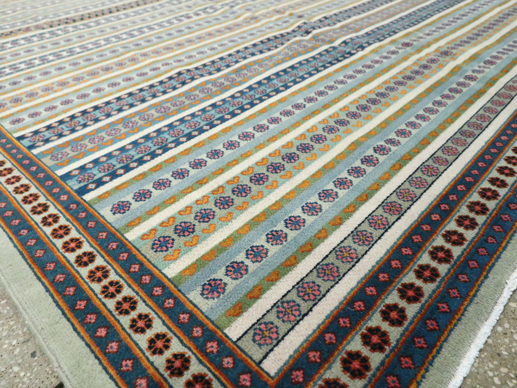 Vintage Persian Kashan Carpet, No.23128 - Gsblank