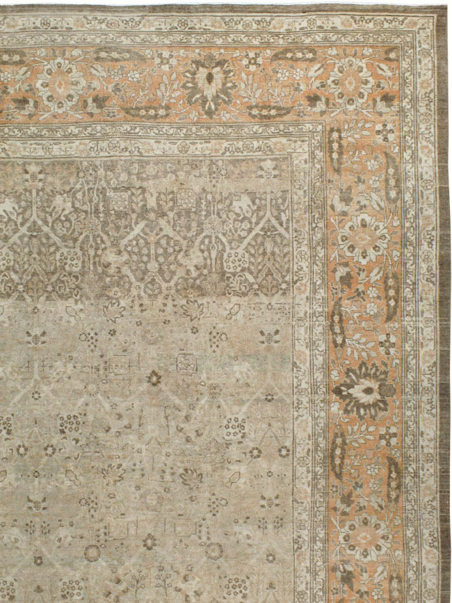 Antique Persian Tabriz Carpet, No.23129 - Gsblank