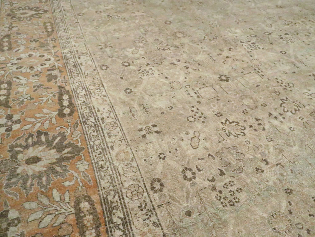 Antique Persian Tabriz Carpet, No.23129 - Gsblank