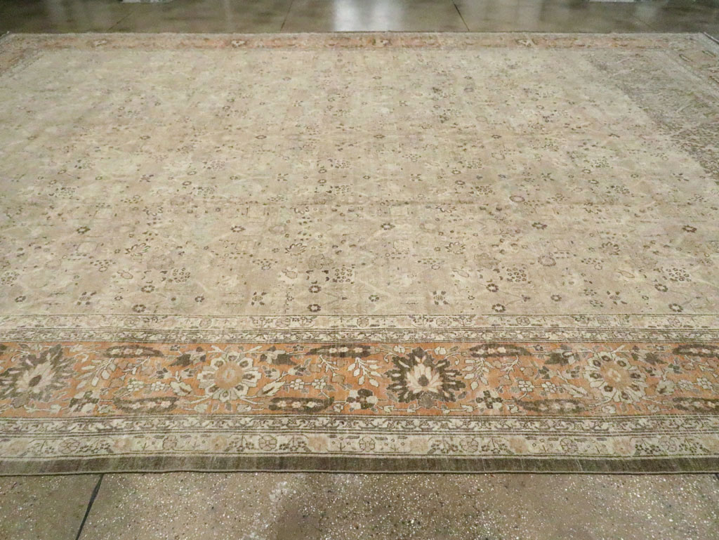 Antique Persian Tabriz Carpet, No.23129 - Gsblank