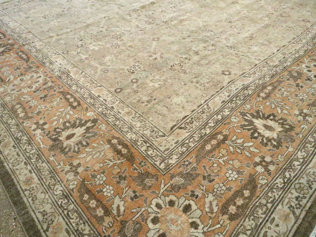 Antique Persian Tabriz Carpet, No.23129 - Gsblank