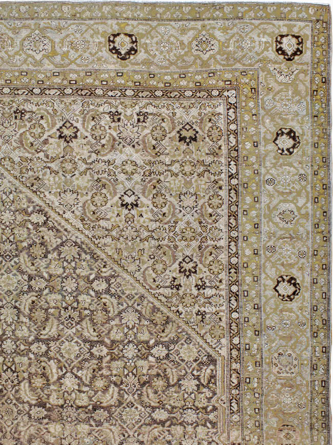 Antique Persian Malayer Carpet, No.23136 - Gsblank