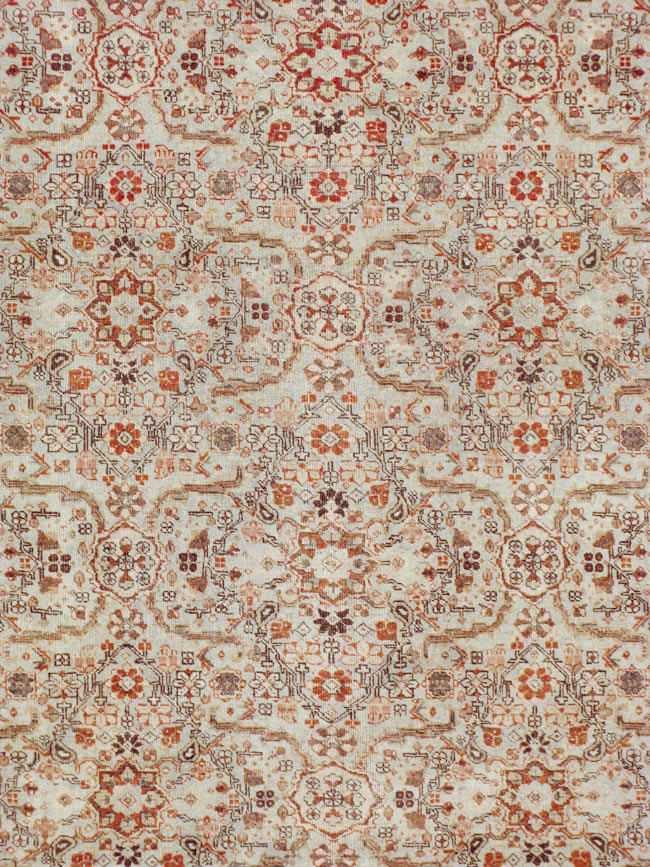 Antique Perian Tabriz Carpet, No.23144 - Gsblank
