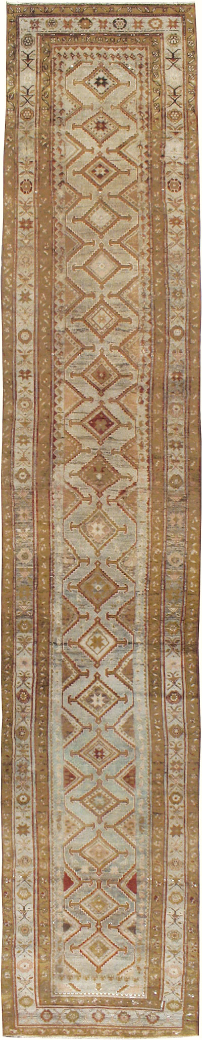 Antique Persian Kurdish Runner, No.23167 - Gsblank