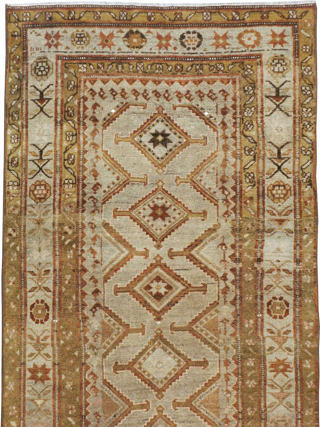 Antique Persian Kurdish Runner, No.23167 - Gsblank