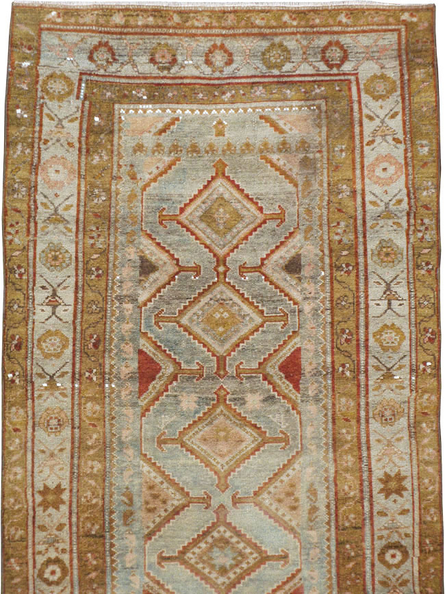 Antique Persian Kurdish Runner, No.23167 - Gsblank