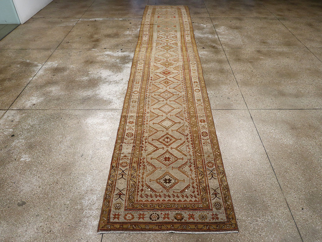 Antique Persian Kurdish Runner, No.23167 - Gsblank
