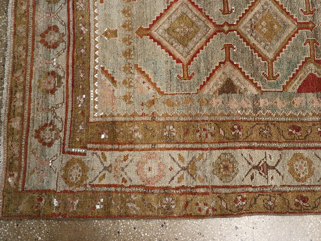 Antique Persian Kurdish Runner, No.23167 - Gsblank