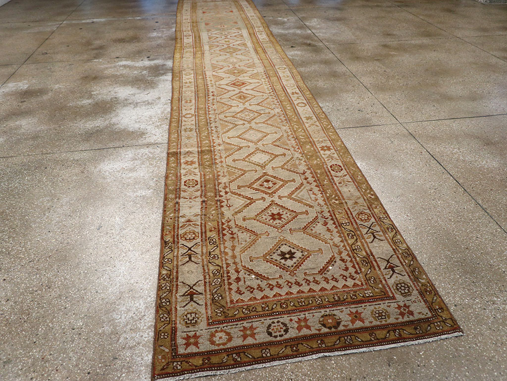 Antique Persian Kurdish Runner, No.23167 - Gsblank