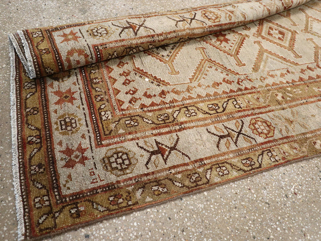 Antique Persian Kurdish Runner, No.23167 - Gsblank