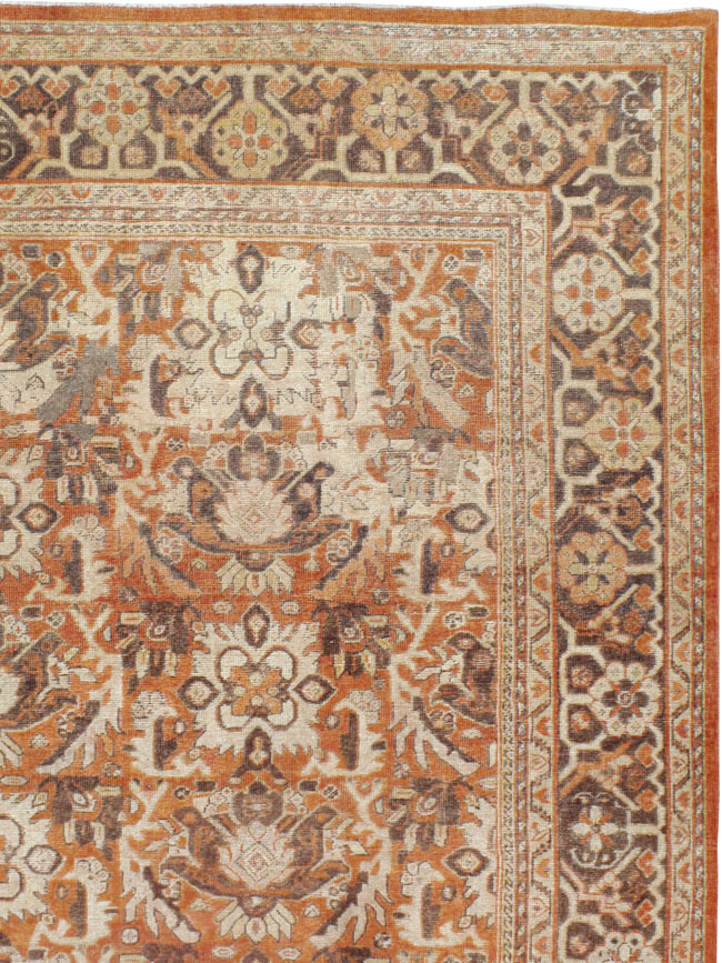 Antique Persian Mahal Carpet, No.23169 - Gsblank