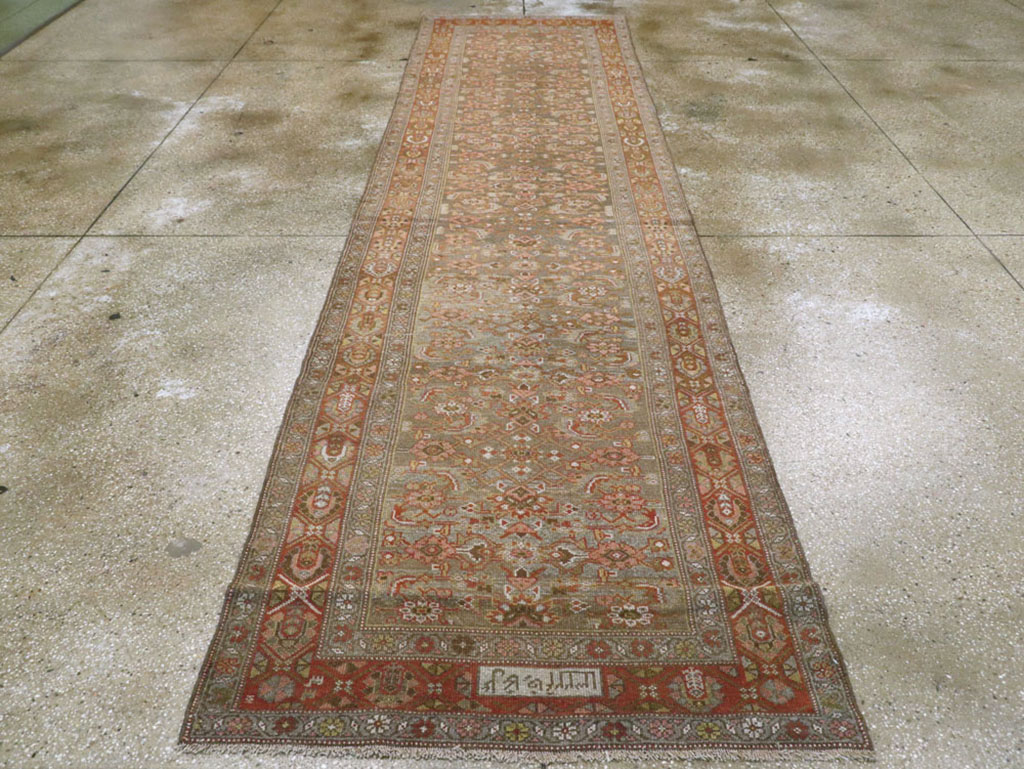 Antique Persian Kurdish Runner, No.23178 - Gsblank
