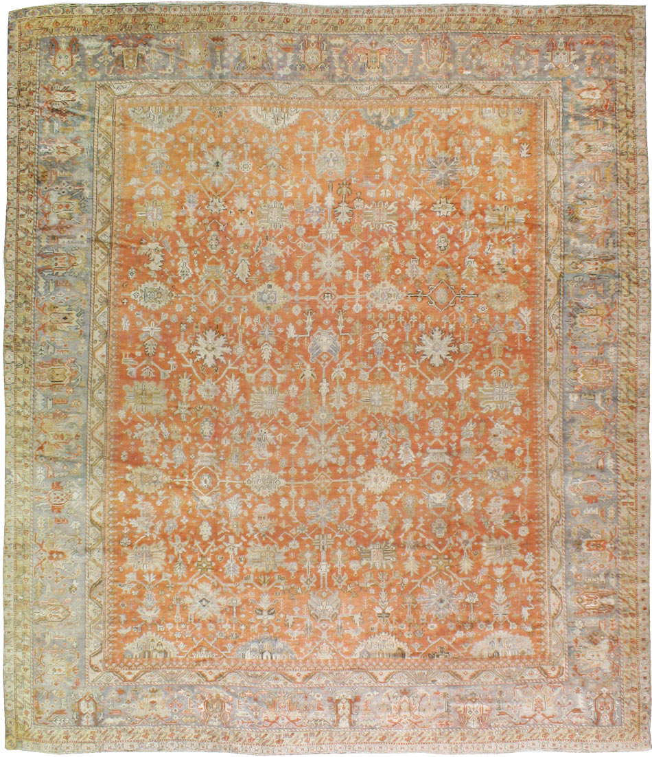 Antique Turkish Ghiordes Carpet, No.23192 - Gsblank
