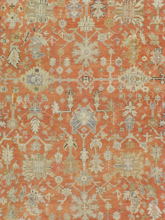 Antique Turkish Ghiordes Carpet, No.23192 - Gsblank