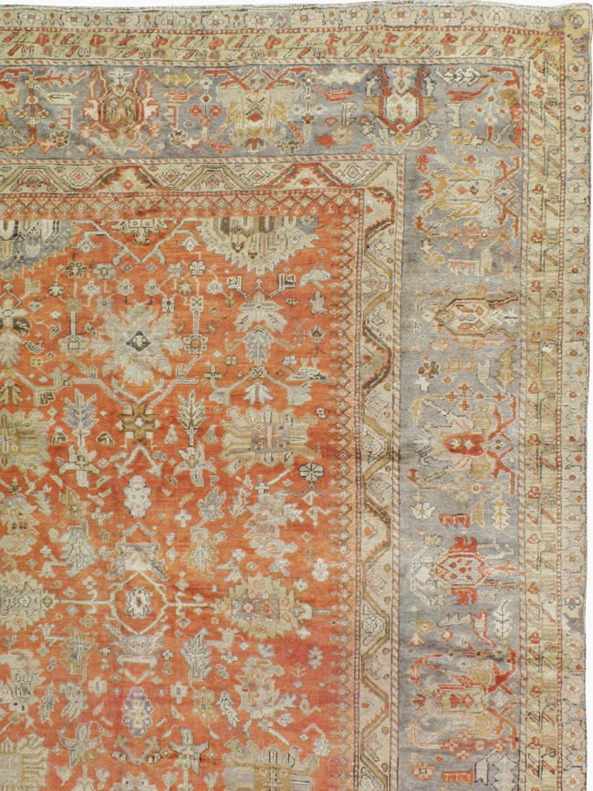 Antique Turkish Ghiordes Carpet, No.23192 - Gsblank