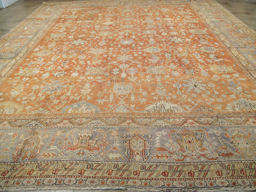 Antique Turkish Ghiordes Carpet, No.23192 - Gsblank
