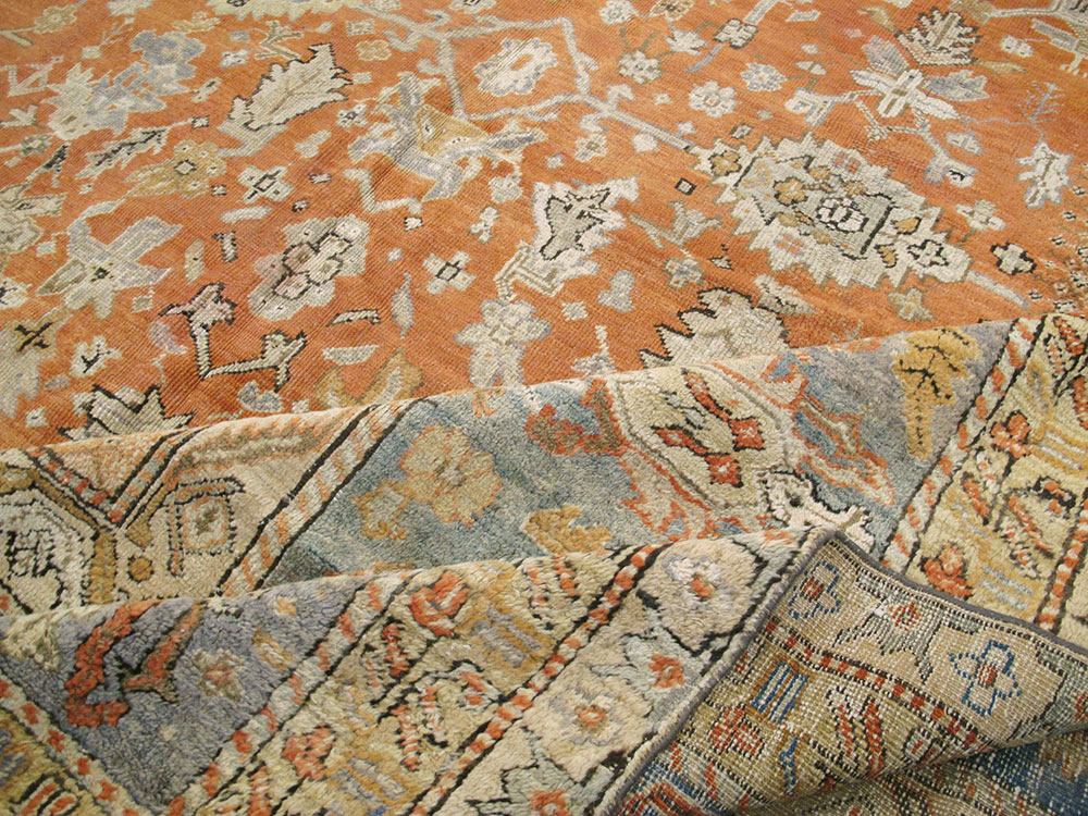 Antique Turkish Ghiordes Carpet, No.23192 - Gsblank