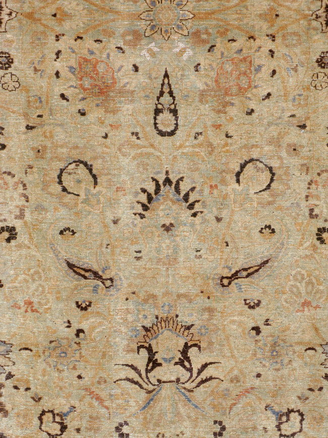 Antique Persian Mashad Square Carpet, No.23194 - Gsblank