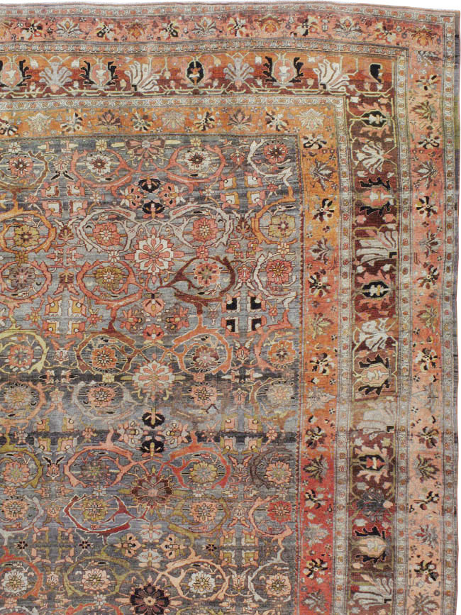 Antique Persian Bidjar Carpet, No.23196 - Gsblank