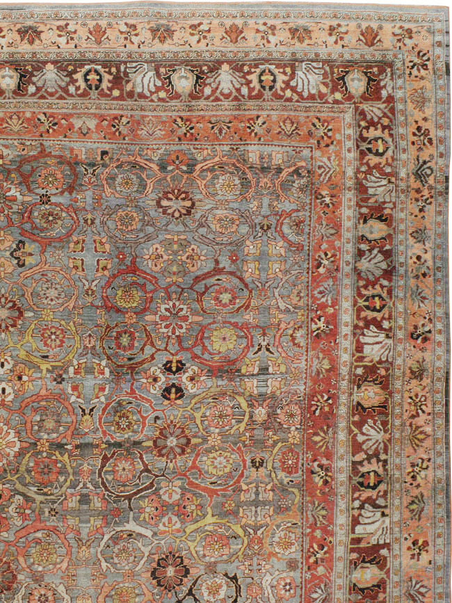 Antique Persian Bidjar Carpet, No.23196 - Gsblank