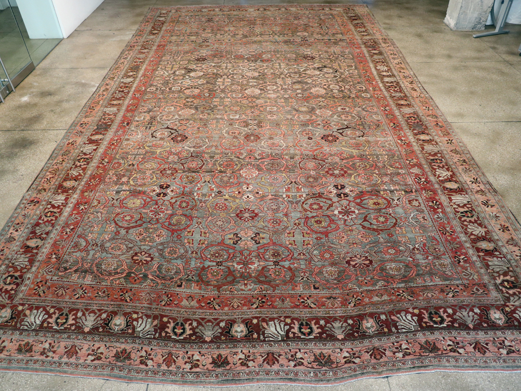 Antique Persian Bidjar Carpet, No.23196 - Gsblank