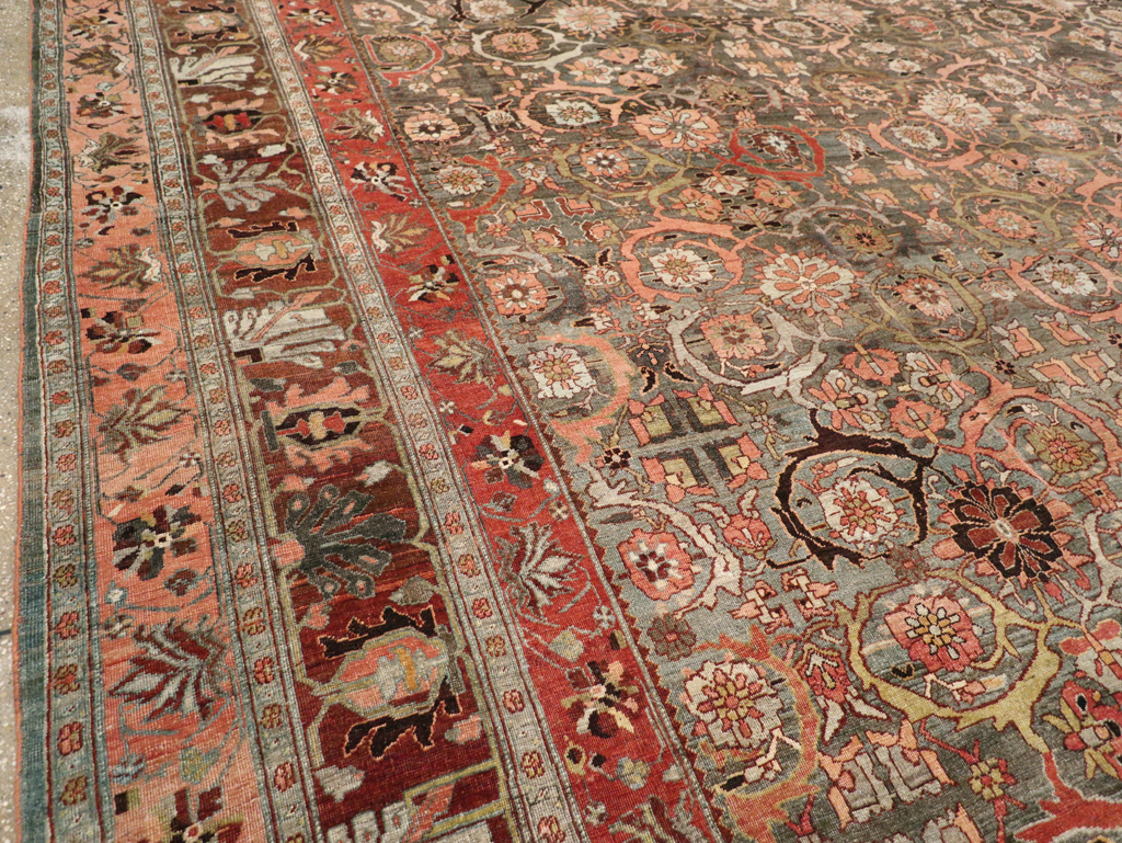 Antique Persian Bidjar Carpet, No.23196 - Gsblank