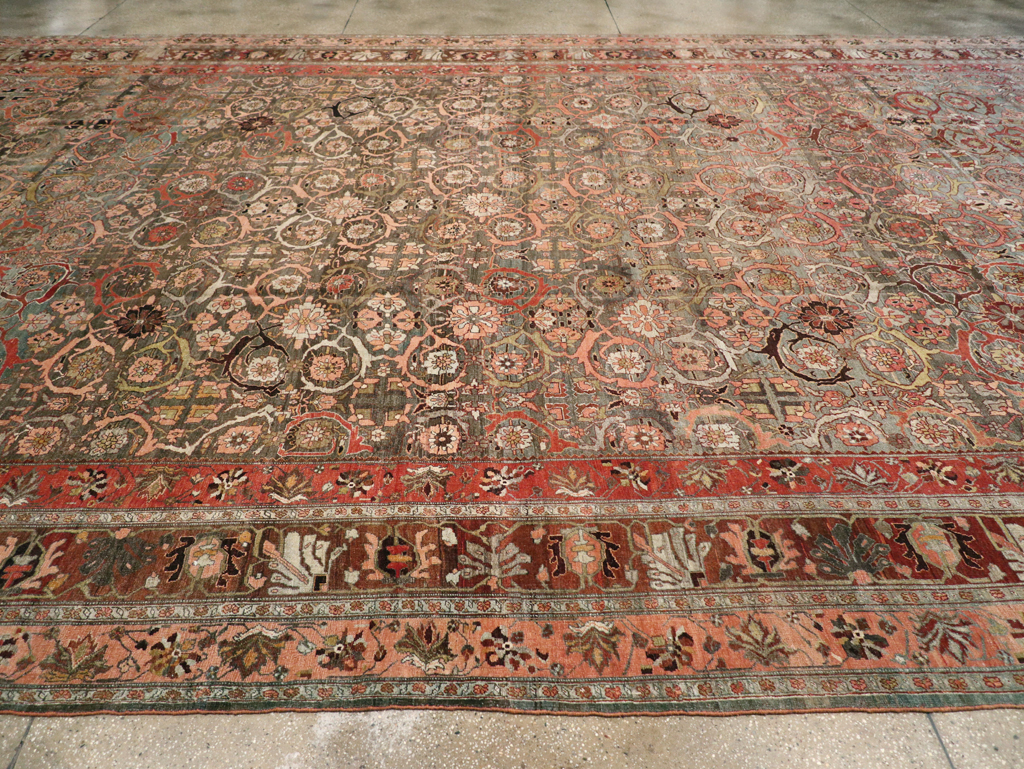 Antique Persian Bidjar Carpet, No.23196 - Gsblank