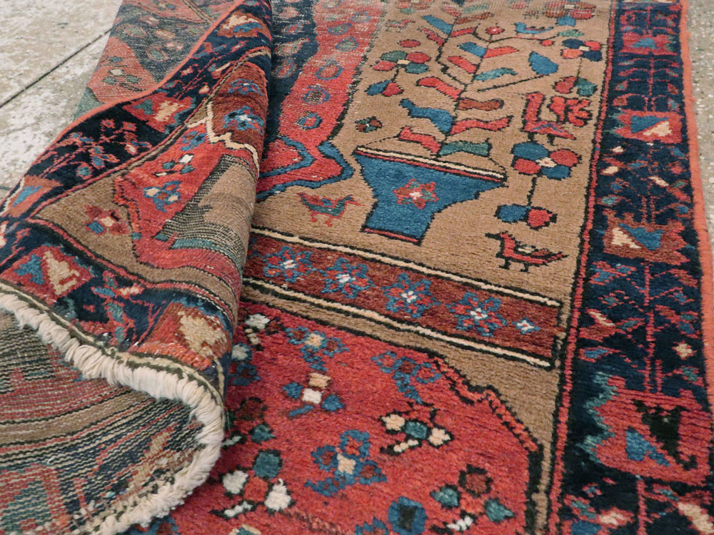 Antique Persian Bakhtiari Pictorial Rug, No.23200 - Gsblank