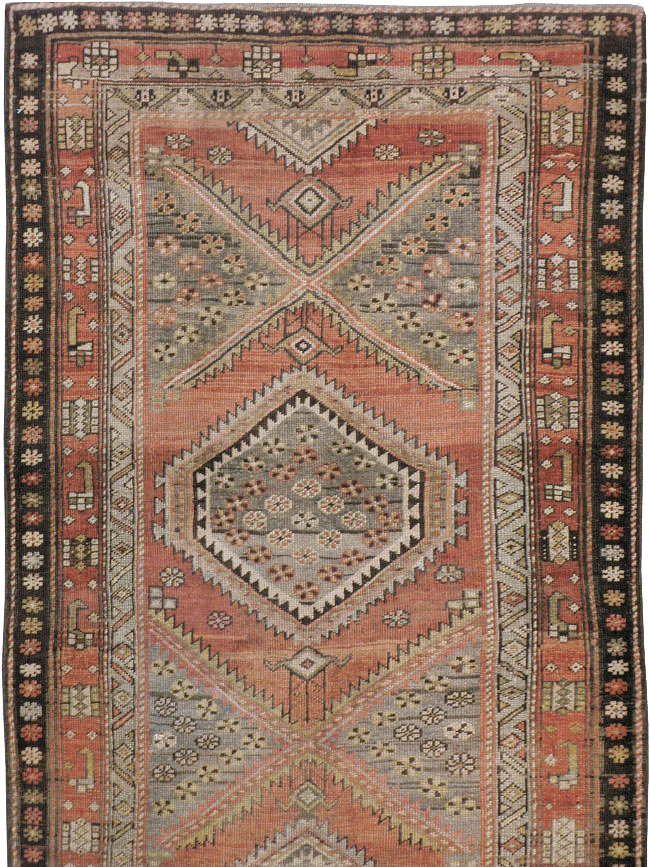 Antique Persian Bidjar Runner, No.23206 - Gsblank