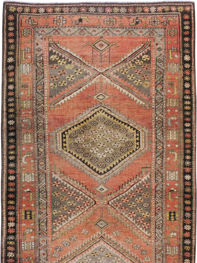 Antique Persian Bidjar Runner, No.23206 - Gsblank