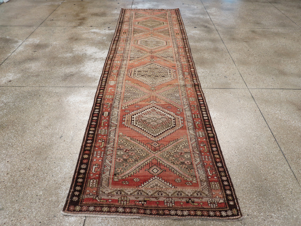 Antique Persian Bidjar Runner, No.23206 - Gsblank