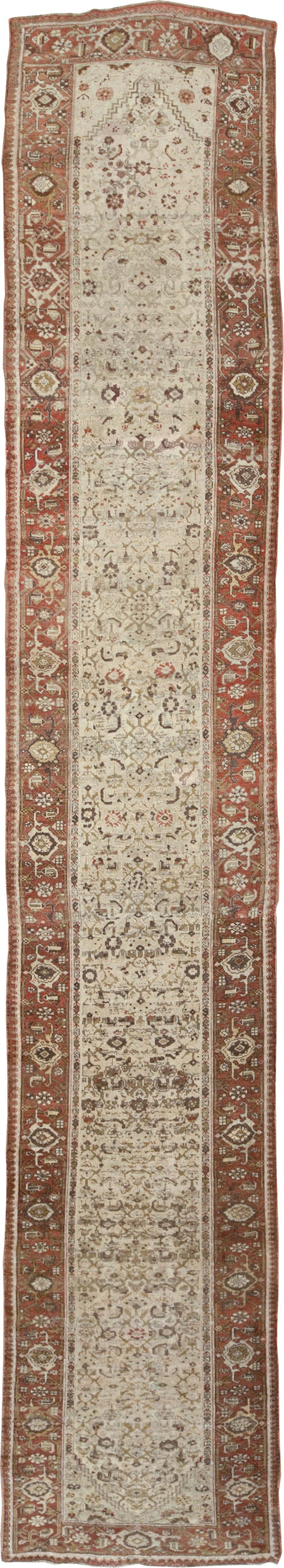Antique Persian Bidjar Long Runner, No.23207 - Gsblank