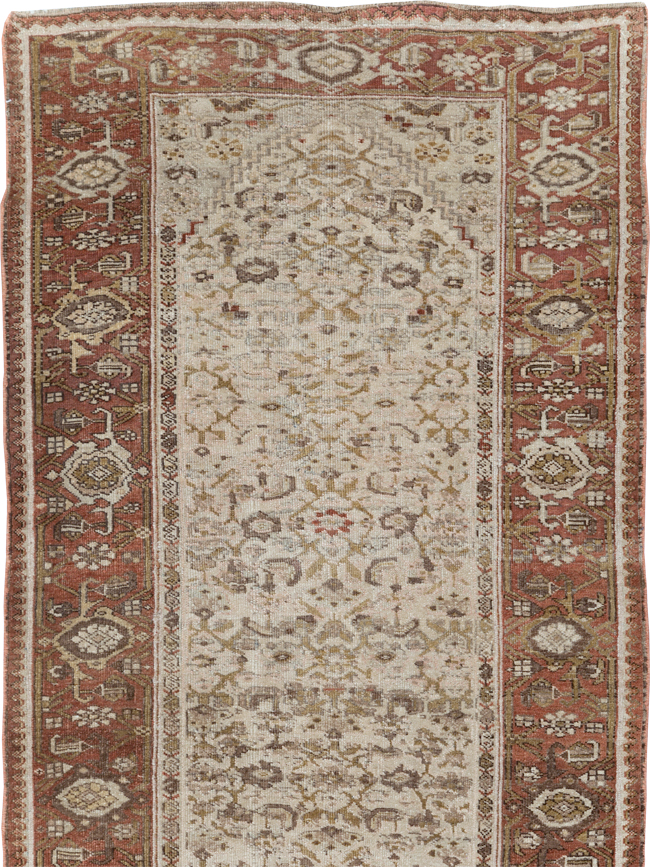 Antique Persian Bidjar Long Runner, No.23207 - Gsblank