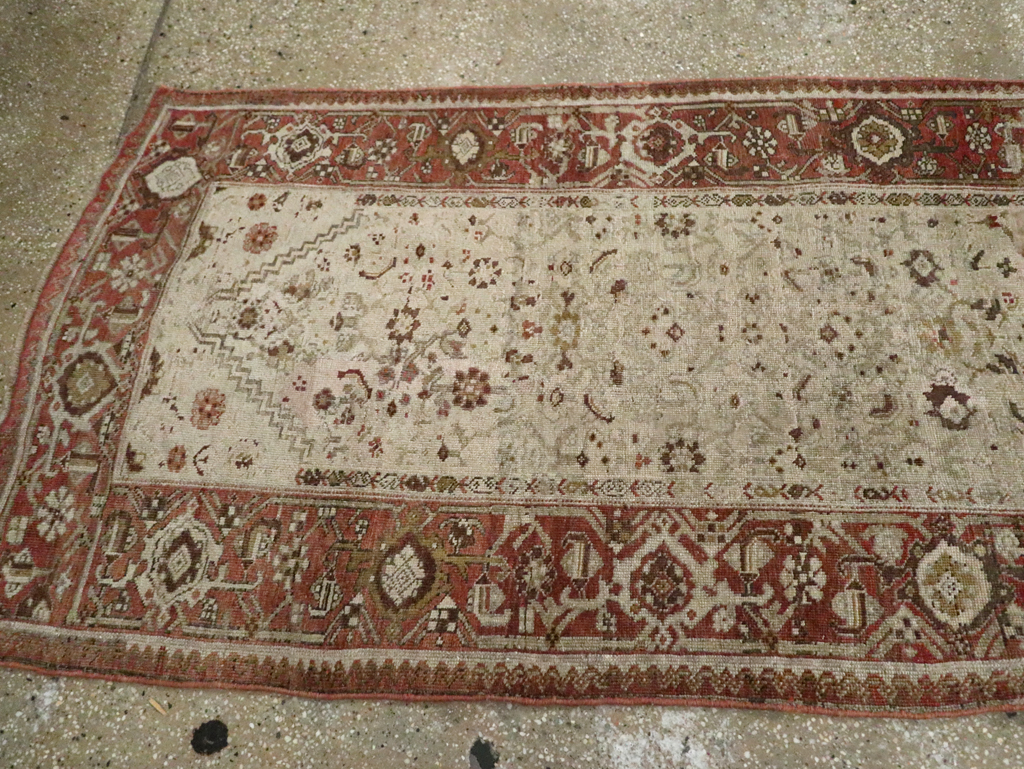 Antique Persian Bidjar Long Runner, No.23207 - Gsblank