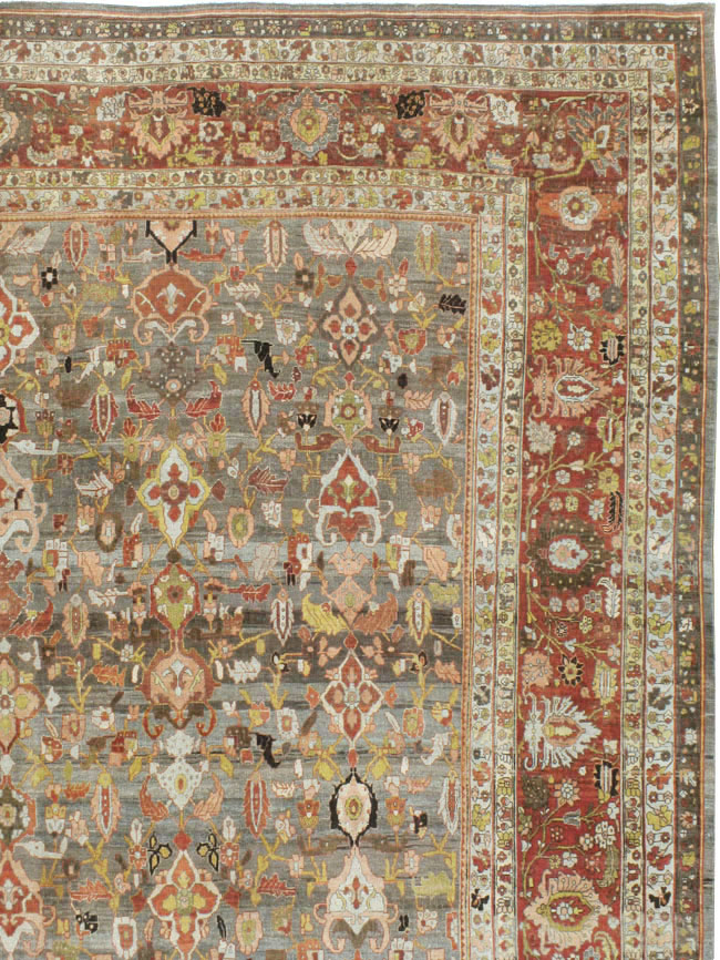 Antique Persian Bidjar Carpet, No.23213 - Gsblank