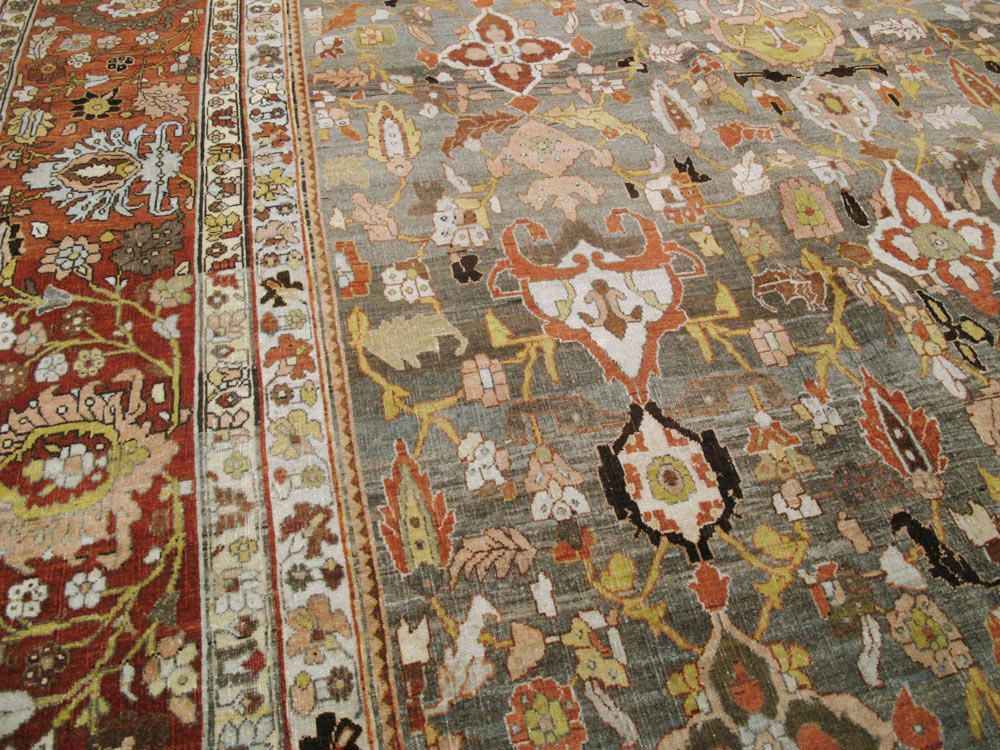 Antique Persian Bidjar Carpet, No.23213 - Gsblank