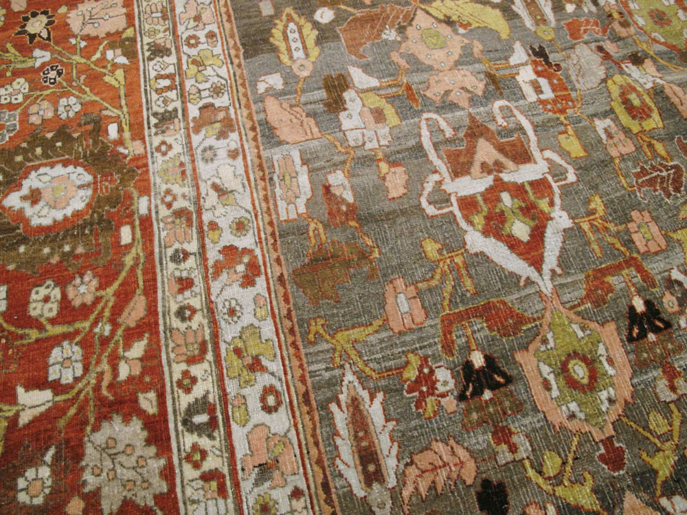 Antique Persian Bidjar Carpet, No.23213 - Gsblank