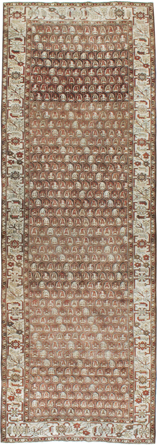 Vintage Persian Malayer Gallery Carpet, No.23217 - Gsblank