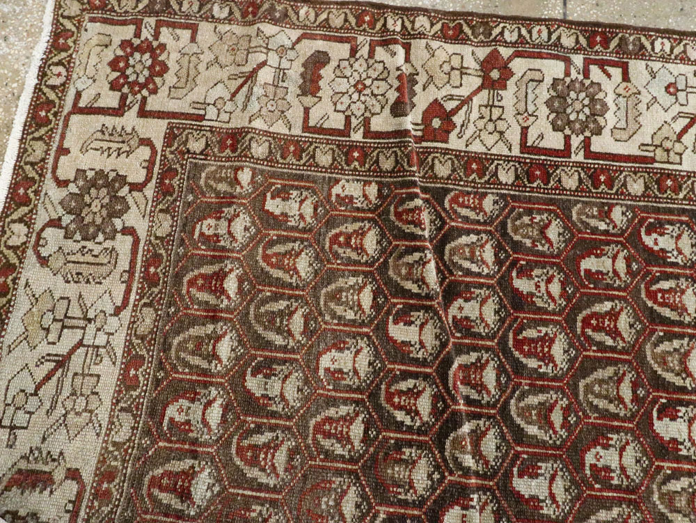 Vintage Persian Malayer Gallery Carpet, No.23217 - Gsblank